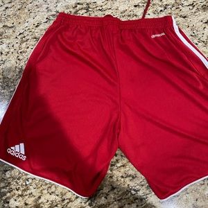 Adidas Red Running Shorts